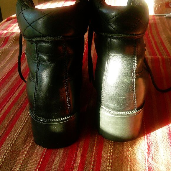 Harley Davidson Black Motoecycle Ankle Boot 9 - Picture 7 of 7